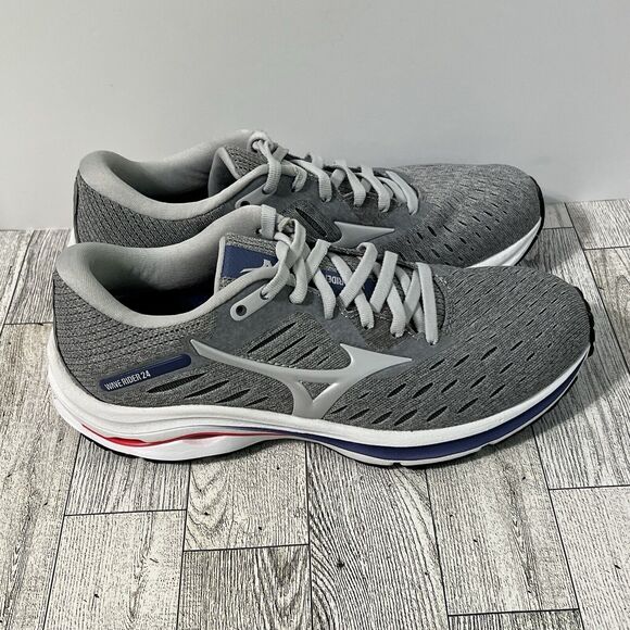 MIZUNO ENERZY Waive Rider 24 Running Sneakers Women's 7.5 Gray Lunar Rock Nimbus - Picture 7 of 14